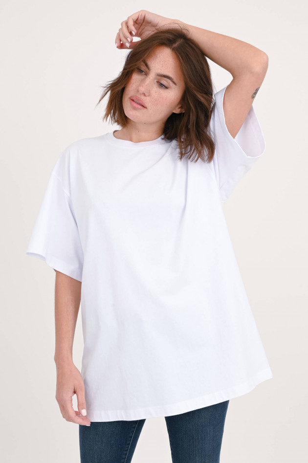 Sportmax Oversize-Shirt BLOCCO in Weiß