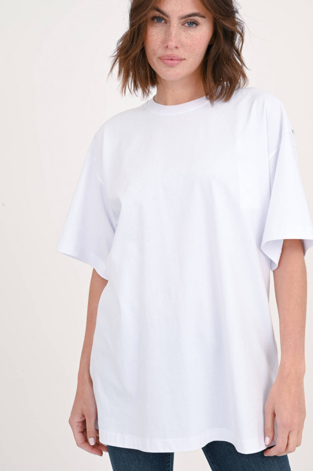 Sportmax Oversize-Shirt BLOCCO in Weiß