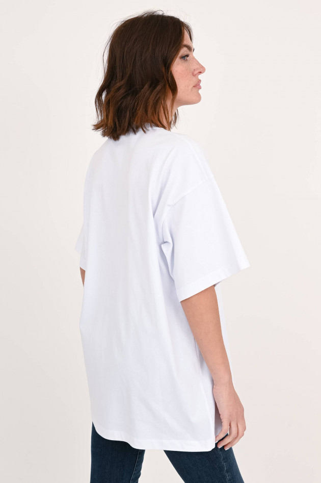 Sportmax Oversize-Shirt BLOCCO in Weiß