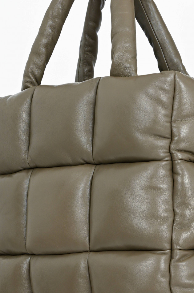 Stand Studio Polster-Stepp Tasche ASSANTE in Schlamm