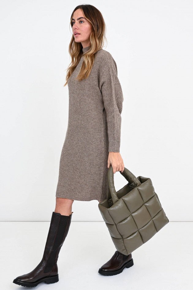 Stand Studio Polster-Stepp Tasche ASSANTE in Schlamm