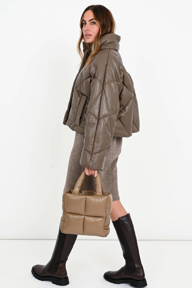Stand Studio Kleine Polster-Stepp Tasche ROSEANNE in Nougat