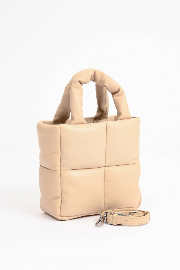 Stand Studio Kleine Polster-Stepp Tasche ROSANNE in Beige