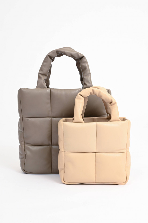 Stand Studio Kleine Polster-Stepp Tasche ROSANNE in Beige