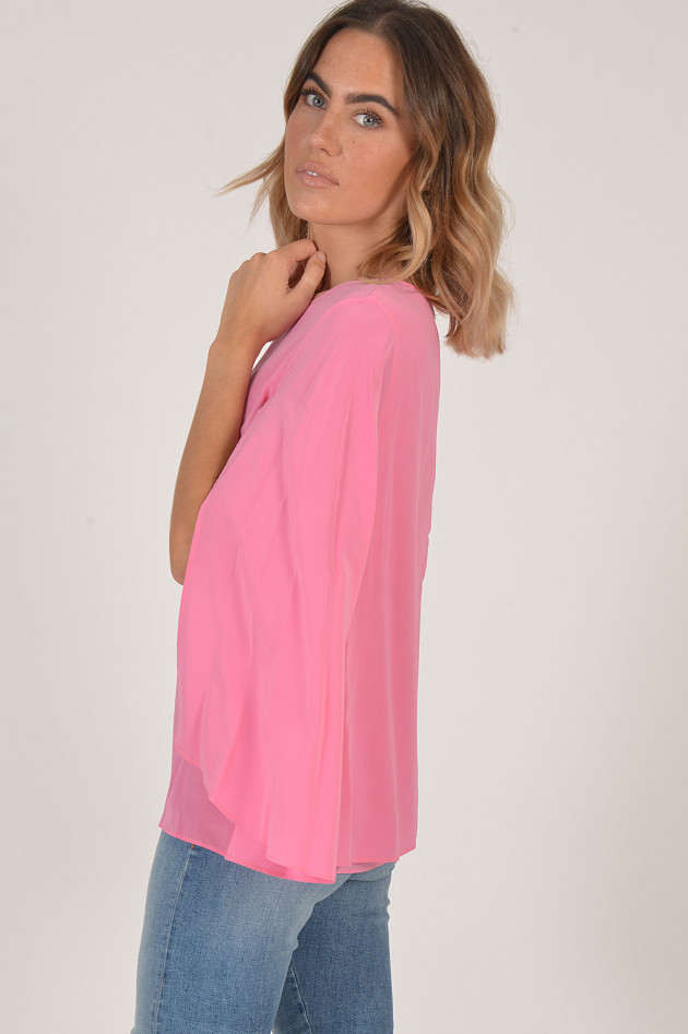 Steffen Schraut Cape - Bluse in Pink