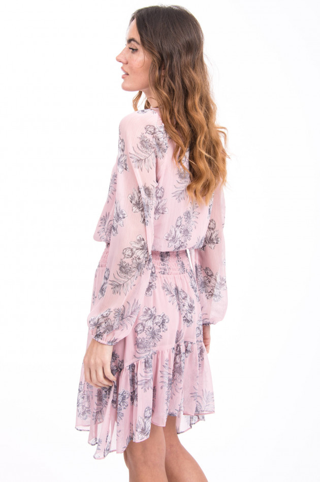 Steffen Schraut Kleid mit Floralem Print in Rosa