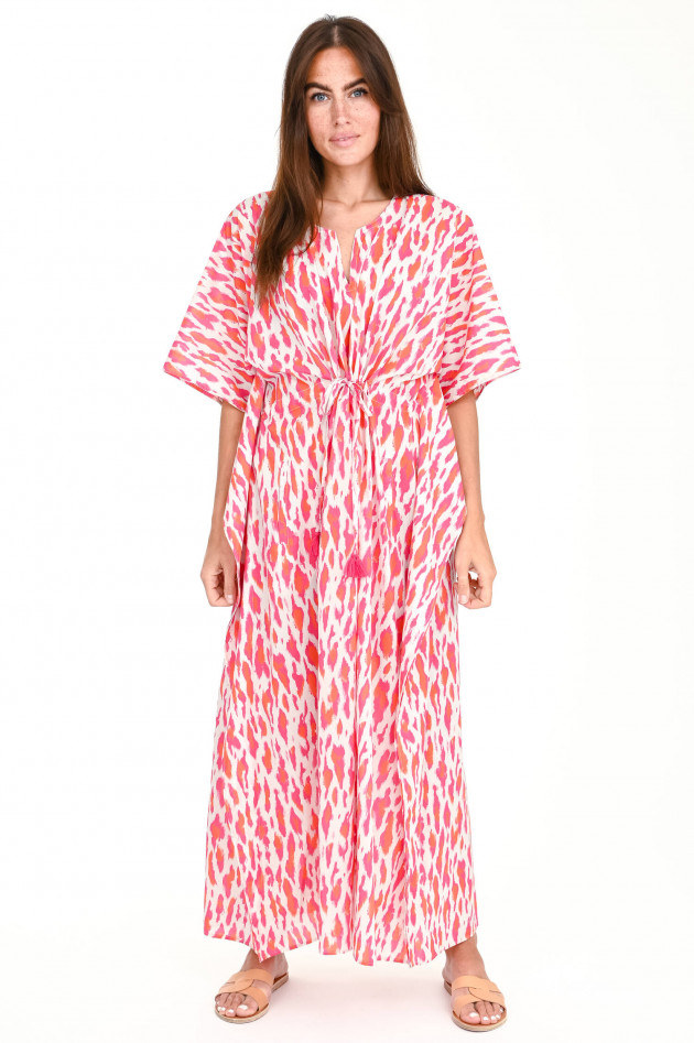 Steffen Schraut Oversized Kleid im Leo-Design in Pink