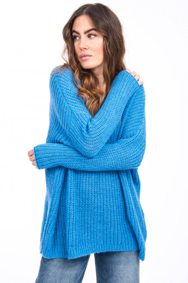 Steffen Schraut Strickpullover in Blau