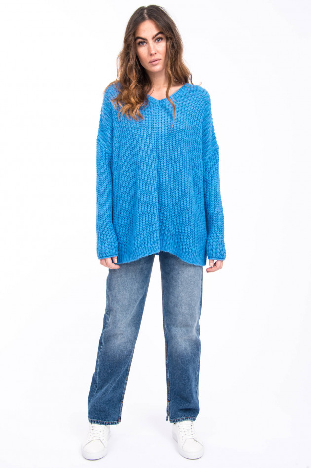 Steffen Schraut Strickpullover in Blau