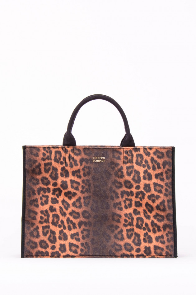 Steffen Schraut Shopper im Leo-Print