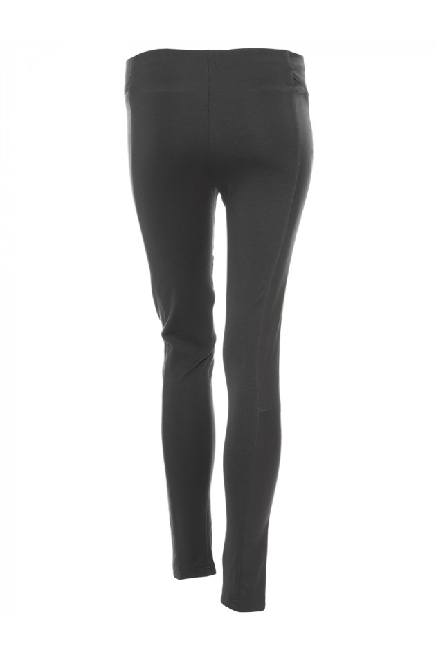 Steffen Schraut Lederleggins Grau