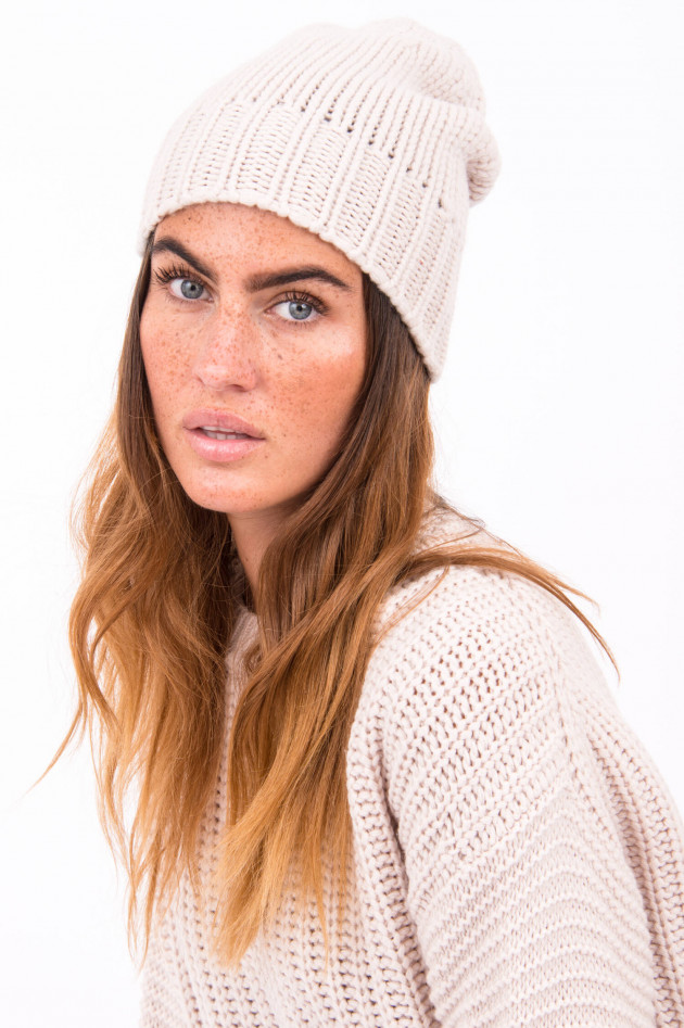 Stephan Boya Mütze PLAIN BEANIE in Natur