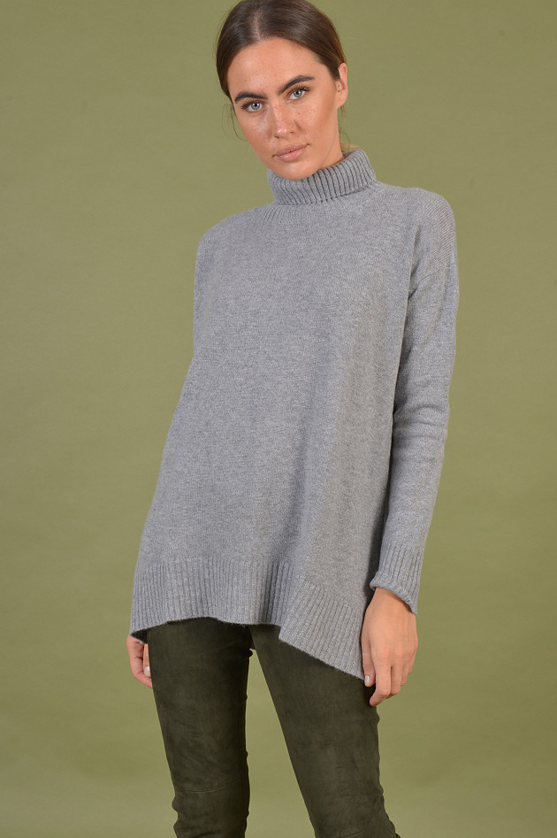 Stephan Boya Rollkragenpullover aus Cashmere in Grau