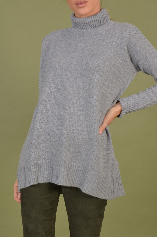 Stephan Boya Rollkragenpullover aus Cashmere in Grau