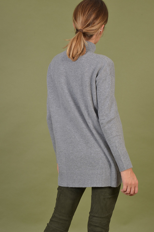 Stephan Boya Rollkragenpullover aus Cashmere in Grau