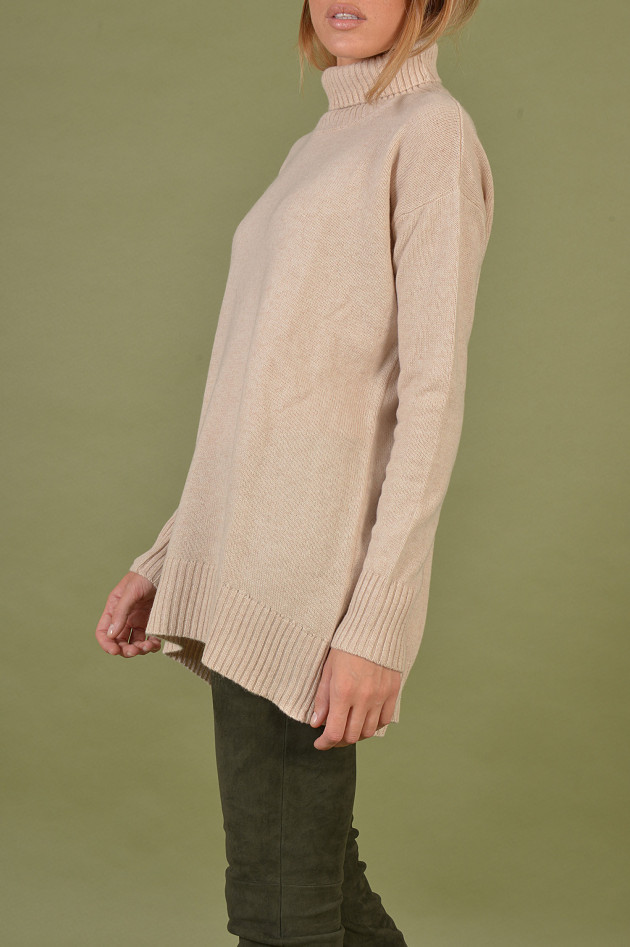 Stephan Boya Rollkragenpullover aus Cashmere in Beige