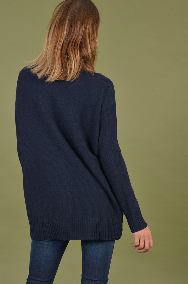 Stephan Boya Rollkragenpullover aus Cashmere in Navy