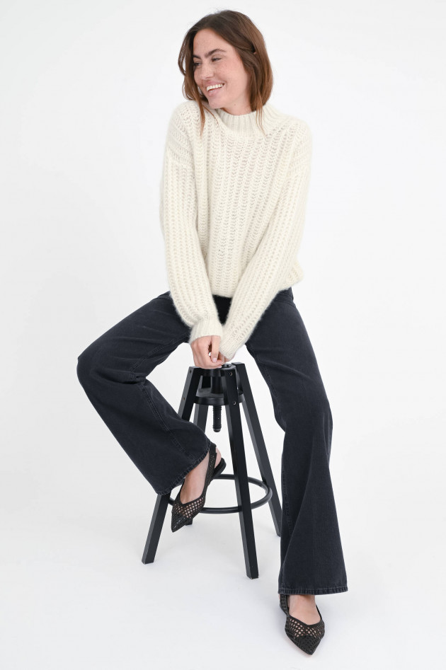 Stephan Boya Pure-Cashmere-Pullover KORTNEY in Creme
