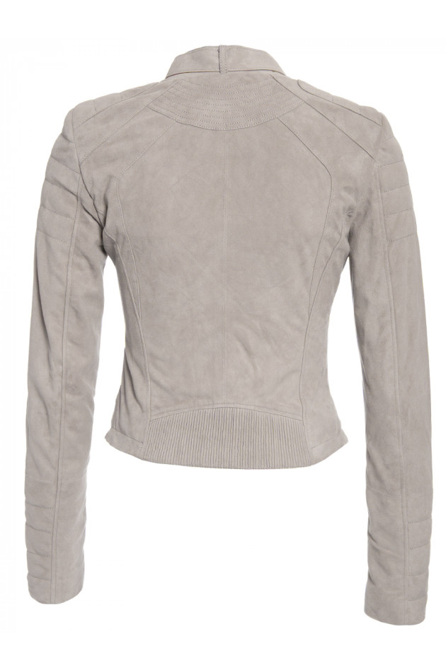 Velourslederjacke Sand