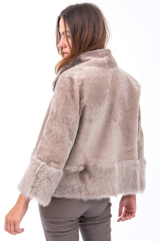 Steven-K Wendejacke ASTRAGAN in Beige