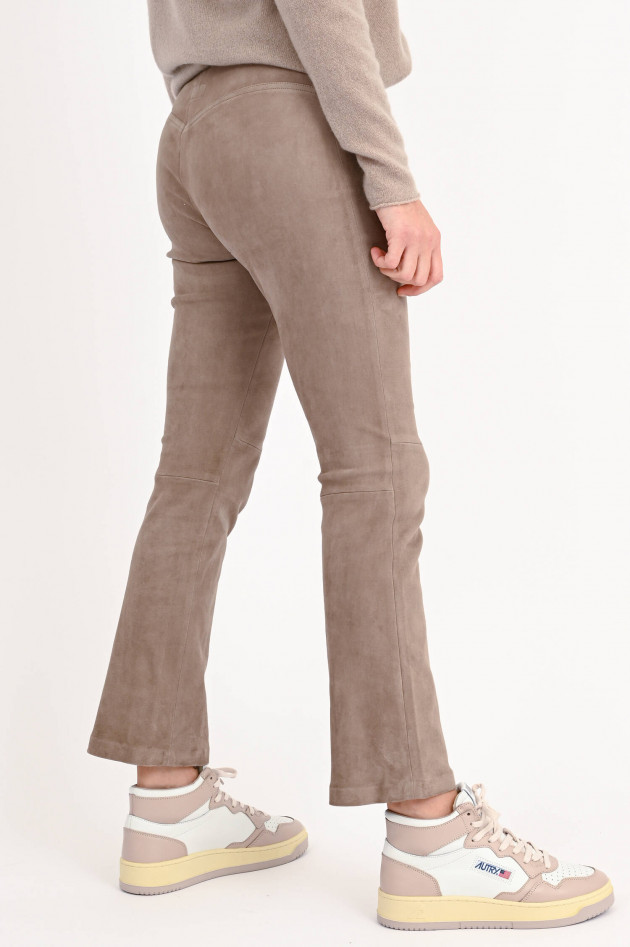 Stouls Lederhose TWENTY VELOURS in Beige