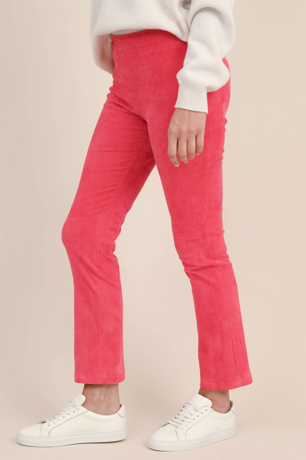 Stouls Velourslederhose JP-TWENTY in Pink