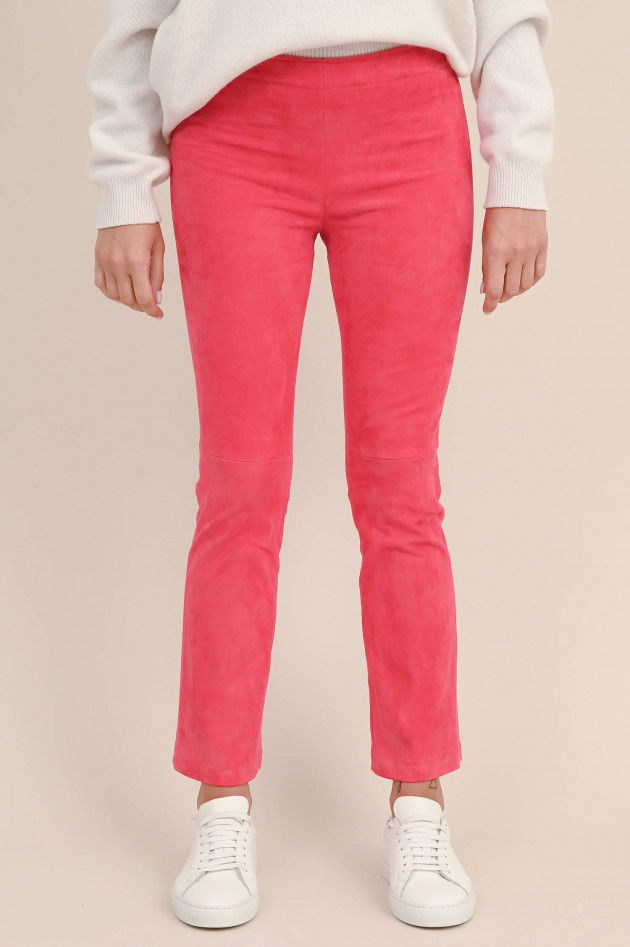 Stouls Velourslederhose JP-TWENTY in Pink