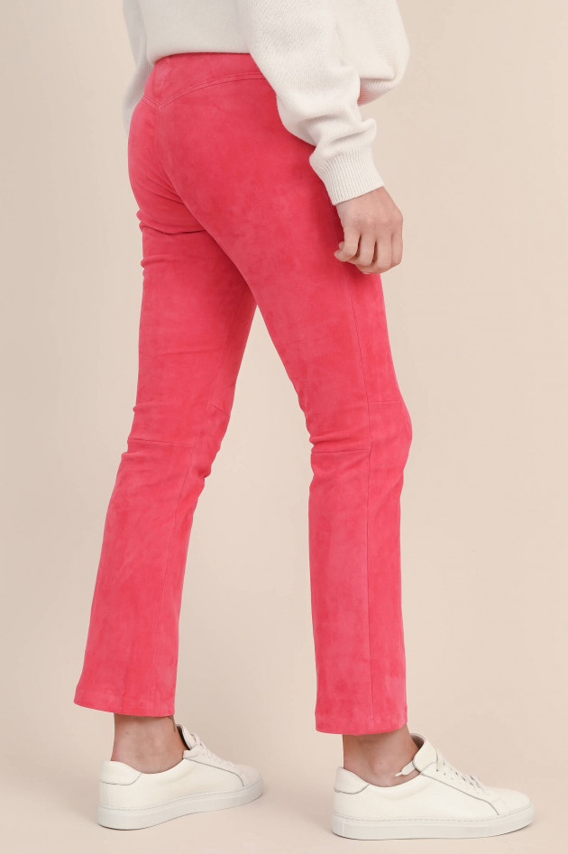 Stouls Velourslederhose JP-TWENTY in Pink