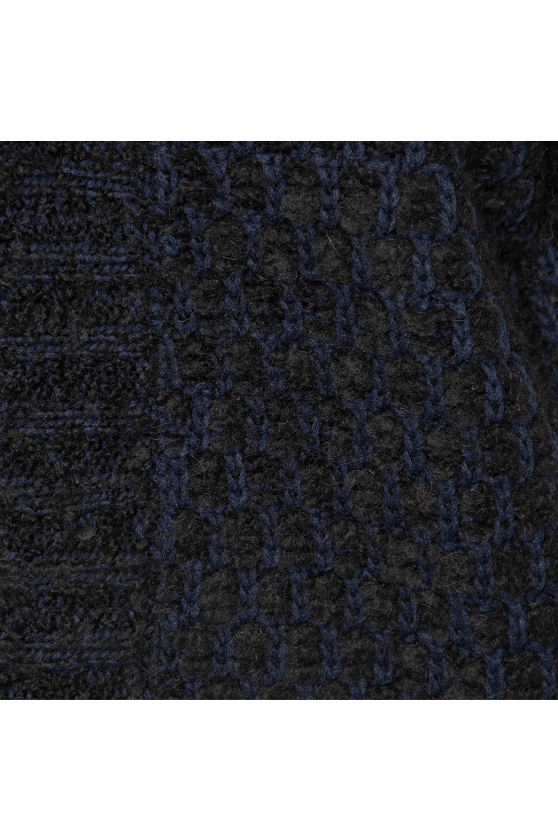 Closed Strickjacke in Schwarz/Blau