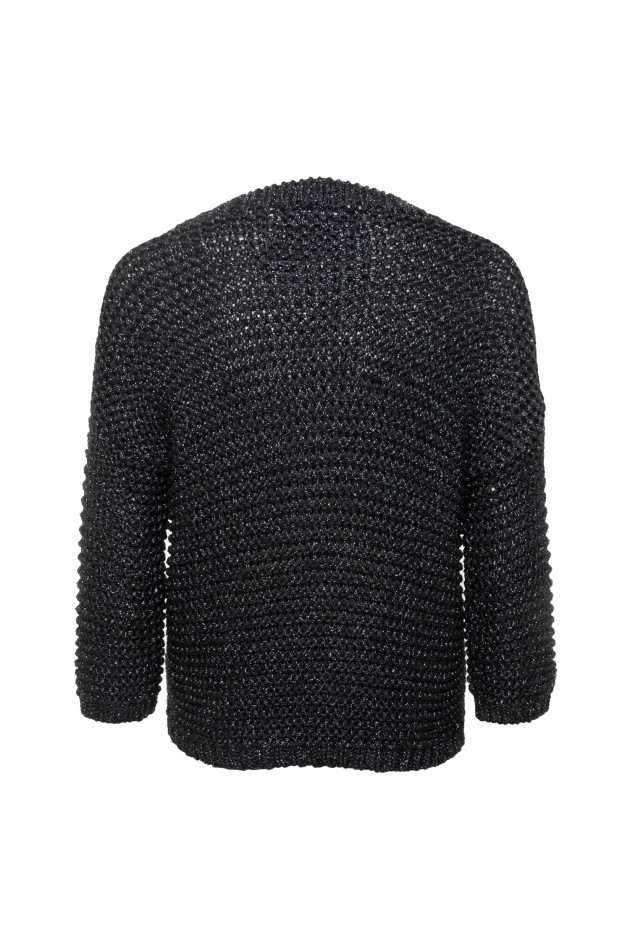 Steffen Schraut Strickpullover in Blau Lurex