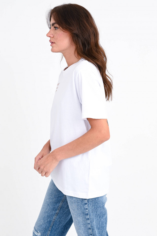 Studio JFK Shirt mit Print ALL I WANT IS YOU in Weiß