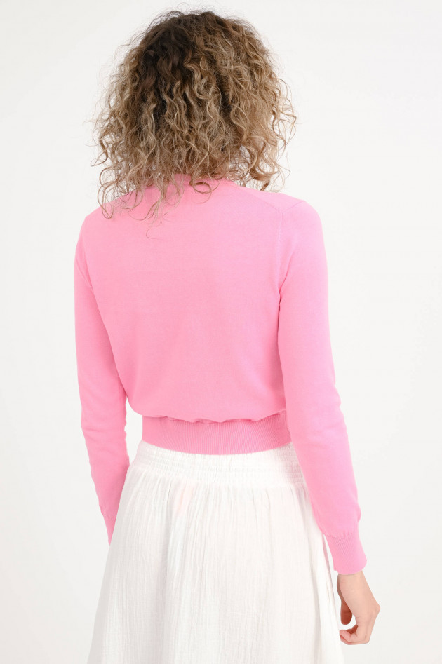 Sun68  Cropped Cardigan in Pink