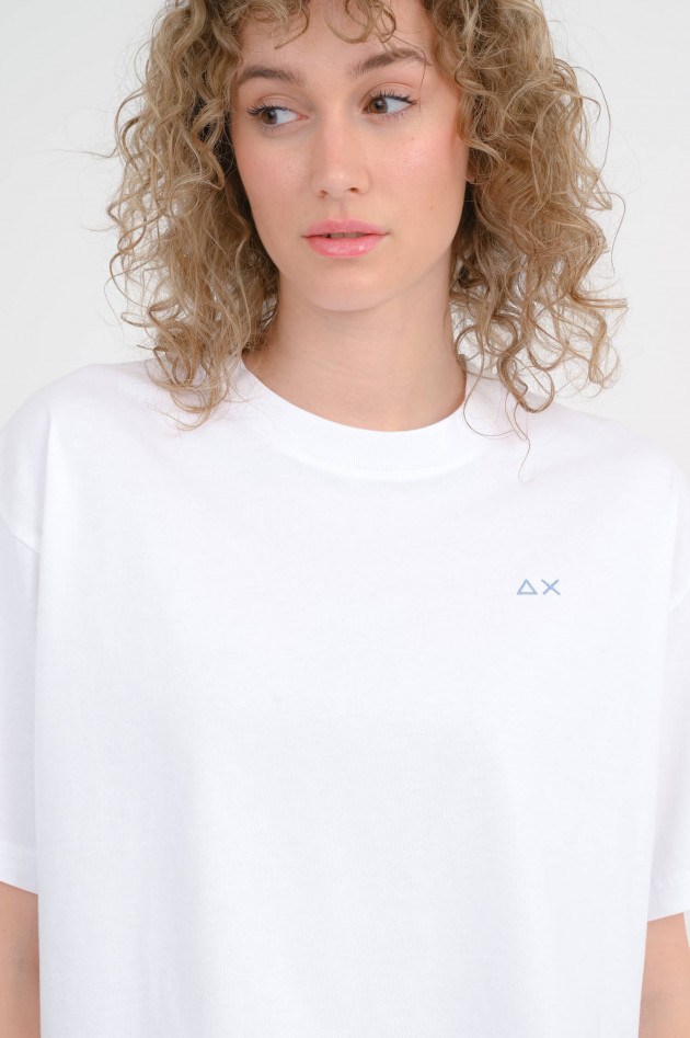 Sun68  Boxy T-Shirt in Weiß