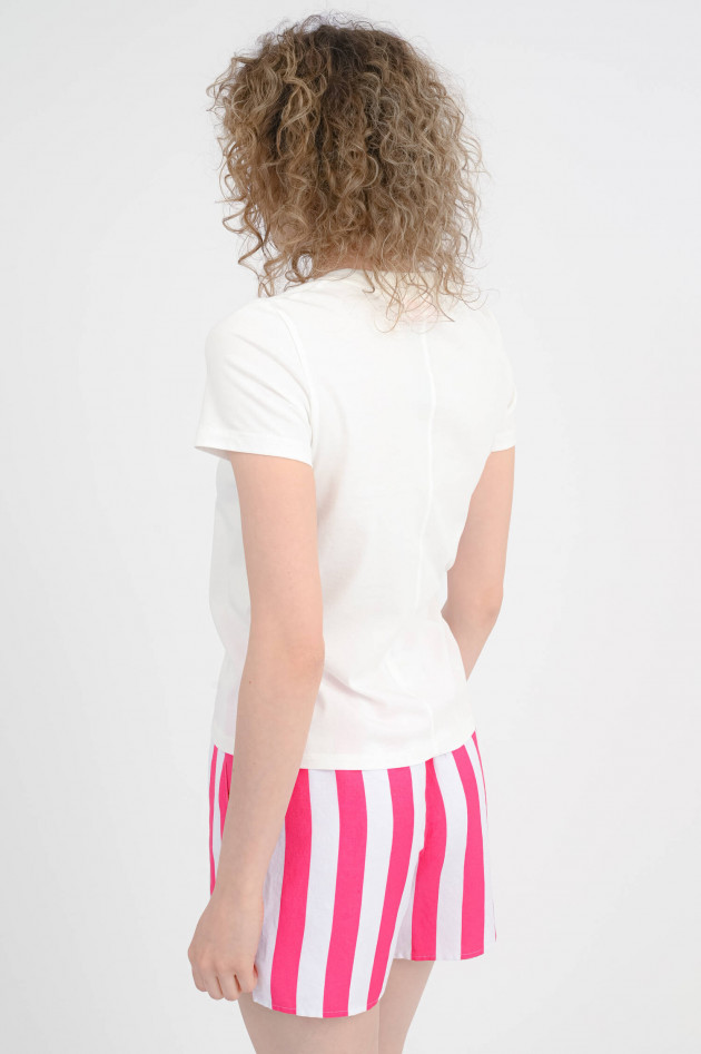 Sun68  Shirt mit Logo-Detail in Bianco Panna