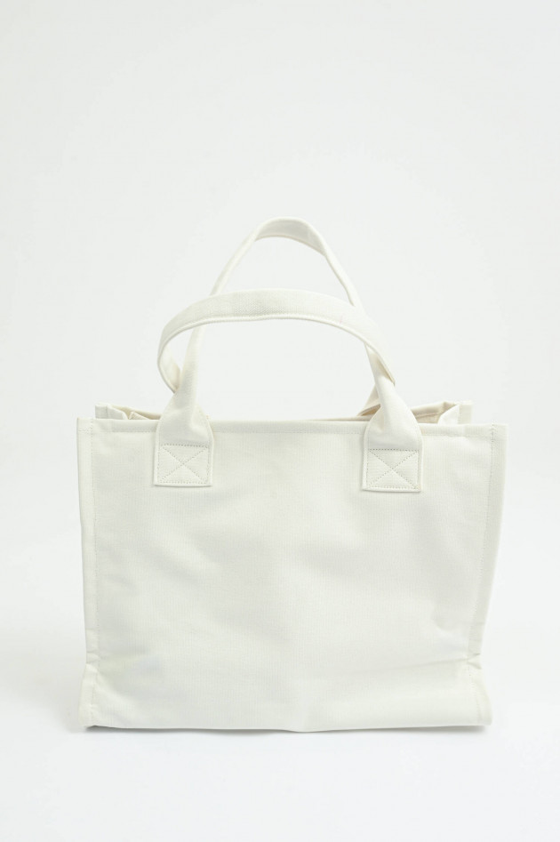 Sun68  Large Canvas Tote in Weiß