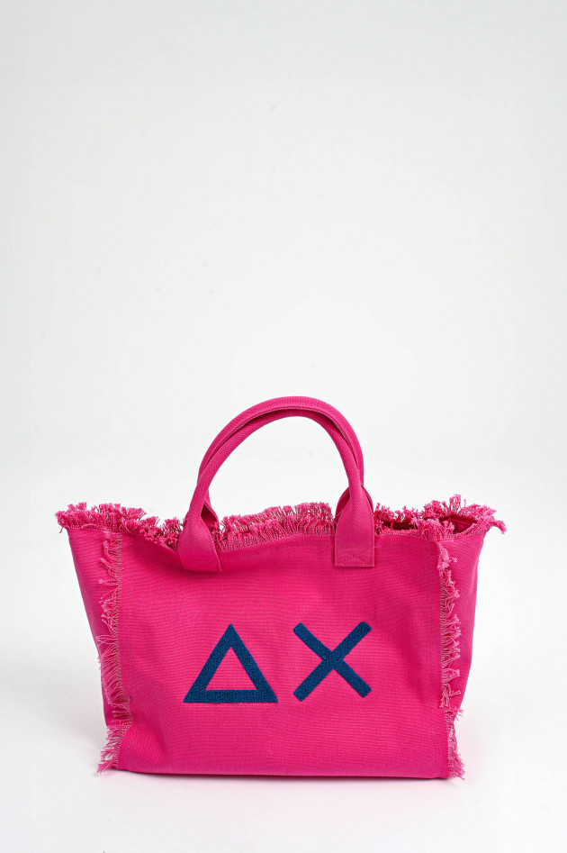 Sun68  Canvas Tote Lareg in Pink