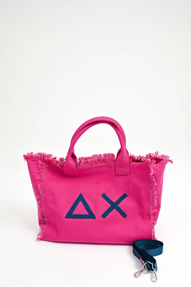 Sun68  Canvas Tote Lareg in Pink