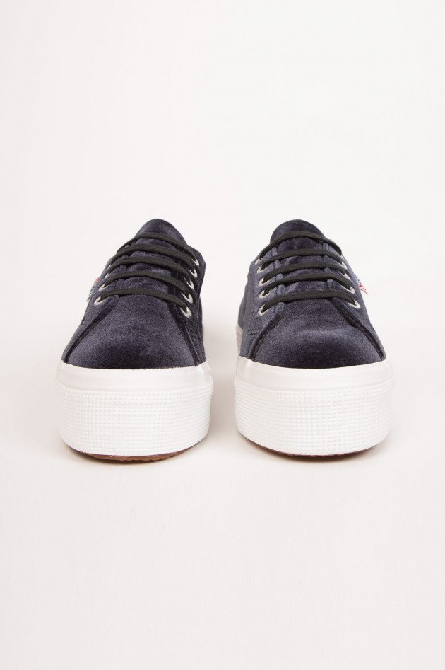 Superga Sneaker mit Plateausohle in Grau