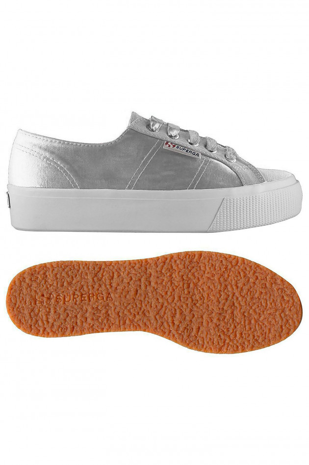 Superga Sneaker Satin in Grau