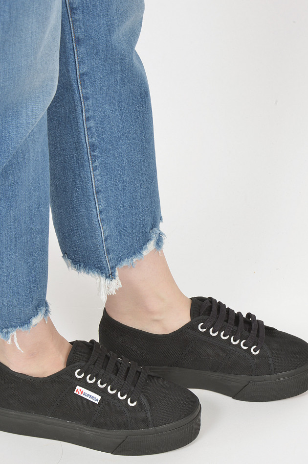 Superga Sneaker in Schwarz