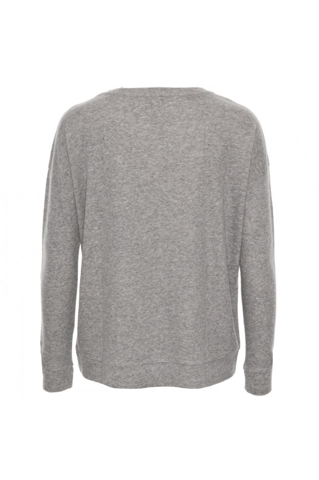 Juvia Sweater in Grau meliert