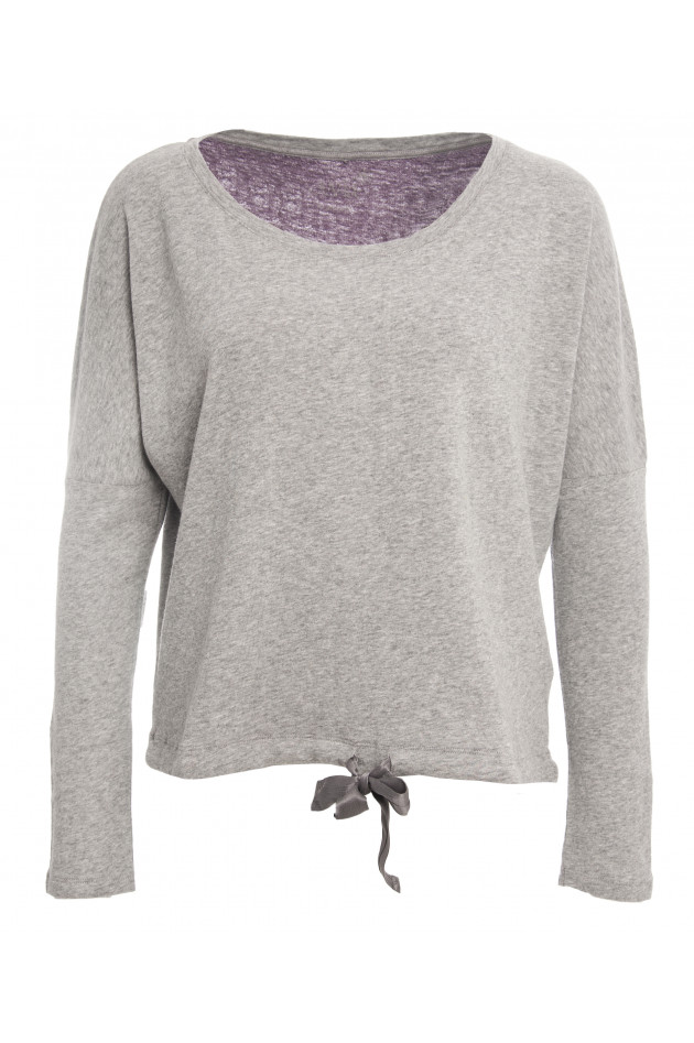 Juvia Sweater in Grau/Purpel