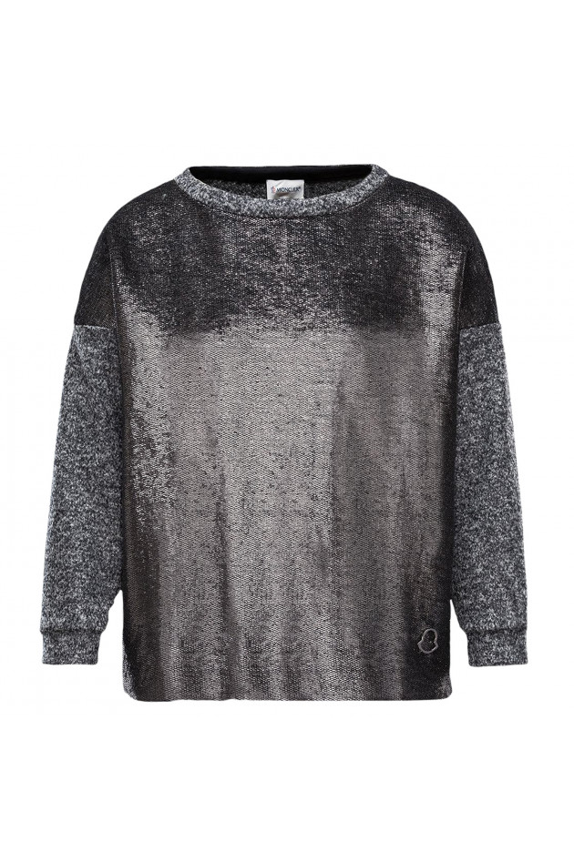 Moncler Sweater in Silber/Grau
