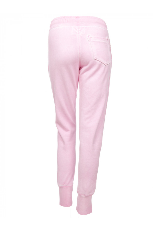 Better Rich Sweathose mit Pailettenbesatz in Rosa