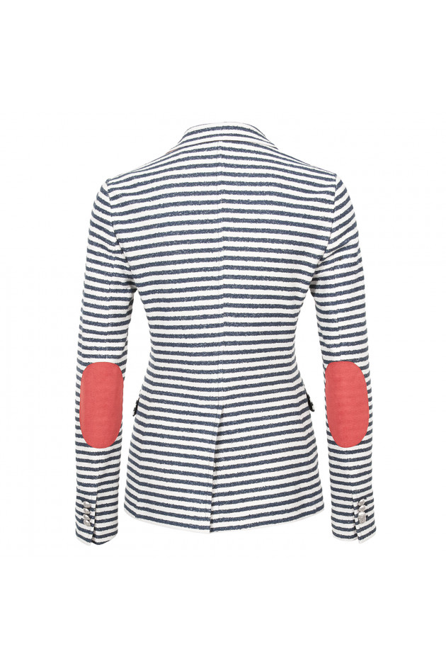Tagliatore Blazer in Blau/Weiß gestreift