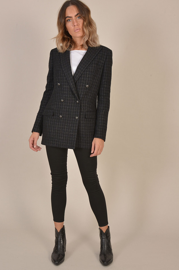 Tagliatore Blazer in Schwarz gemustert