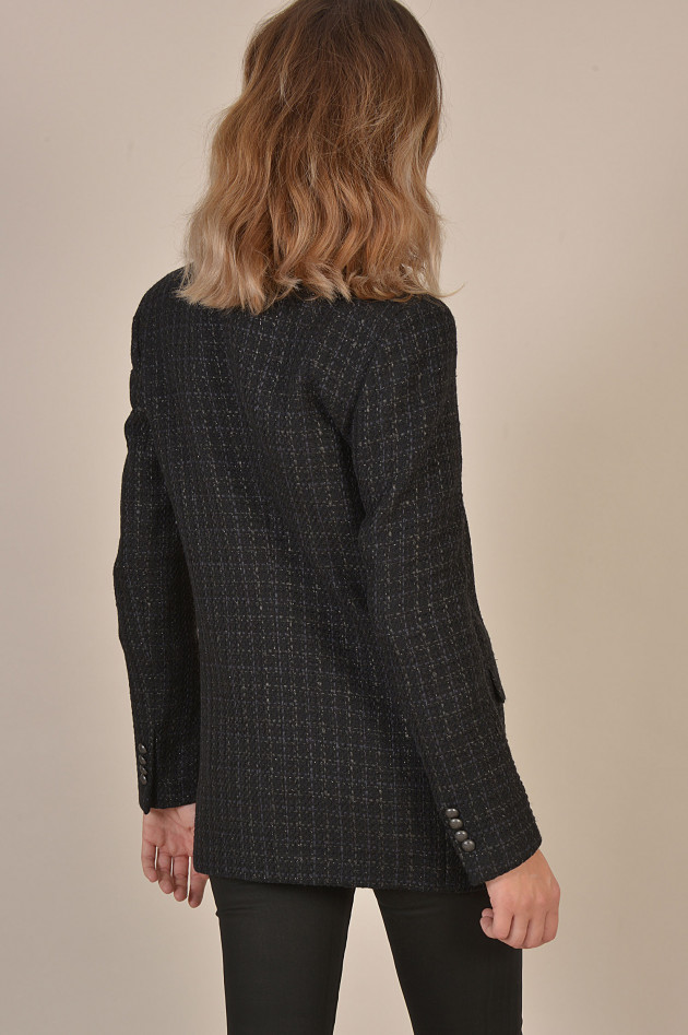 Tagliatore Blazer in Schwarz gemustert