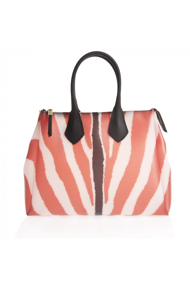 GUM Tasche im Zebra-Style Rot/Weiß