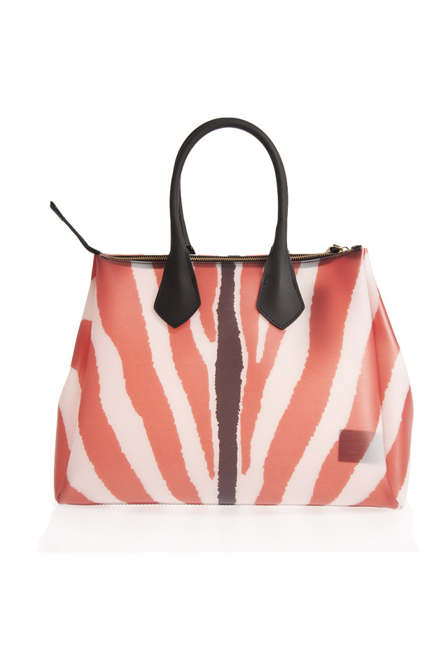 GUM Tasche im Zebra-Style Rot/Weiß