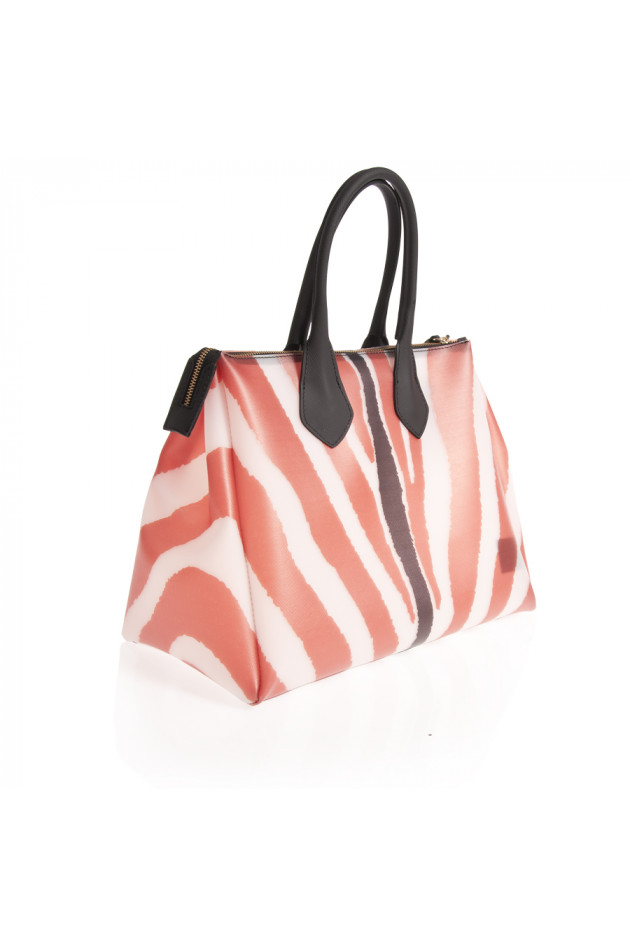 GUM Tasche im Zebra-Style Rot/Weiß